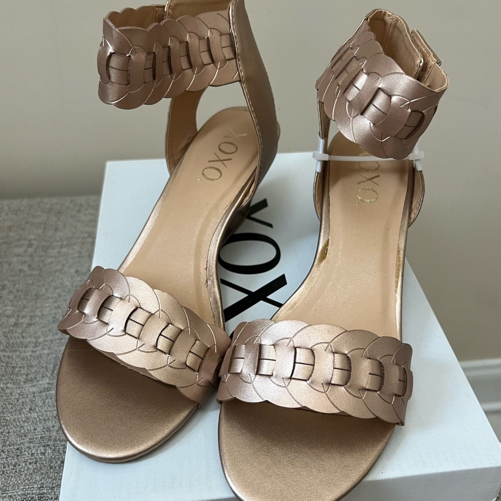 XOXO Rose Gold Seraphine Sandals